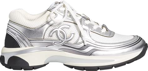 chanel sneaker silver|chanel sneakers cost.